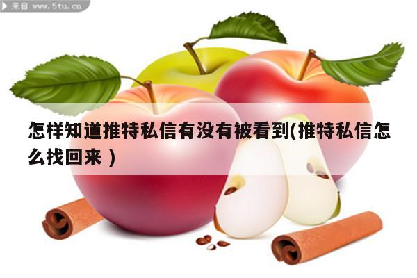 2023怎样知道twitter私信有没有被看到(twitter私信怎么找回来 )