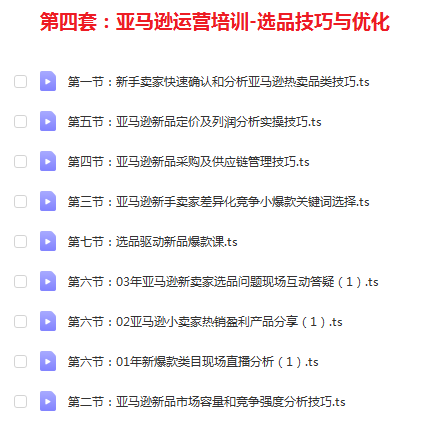 亚马逊开店进阶百度云 亚马逊开店视频教程百度云