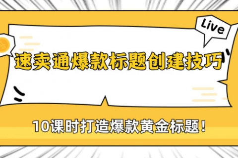 跨境电商速卖通aliexpress运营视频教程百度云