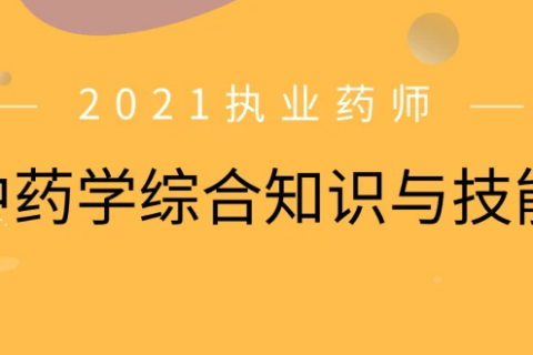中药学综合知识与技能 2023执业中药师 视频 百度网盘