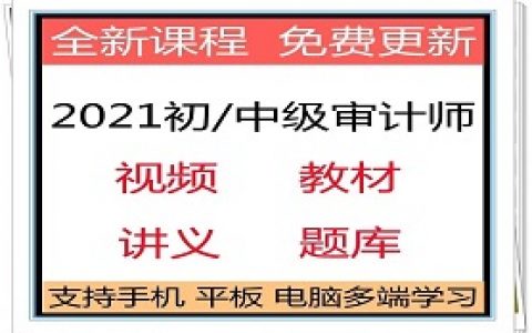2023初中级审计师视频教材培训课程资料课件百度云网盘下载