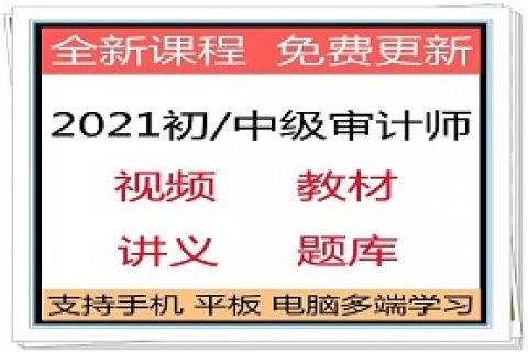2023初中级审计师视频教材培训课程资料课件百度云网盘下载