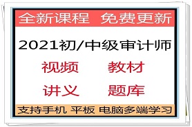 2023初中级审计师视频教材培训课程资料课件百度云网盘下载